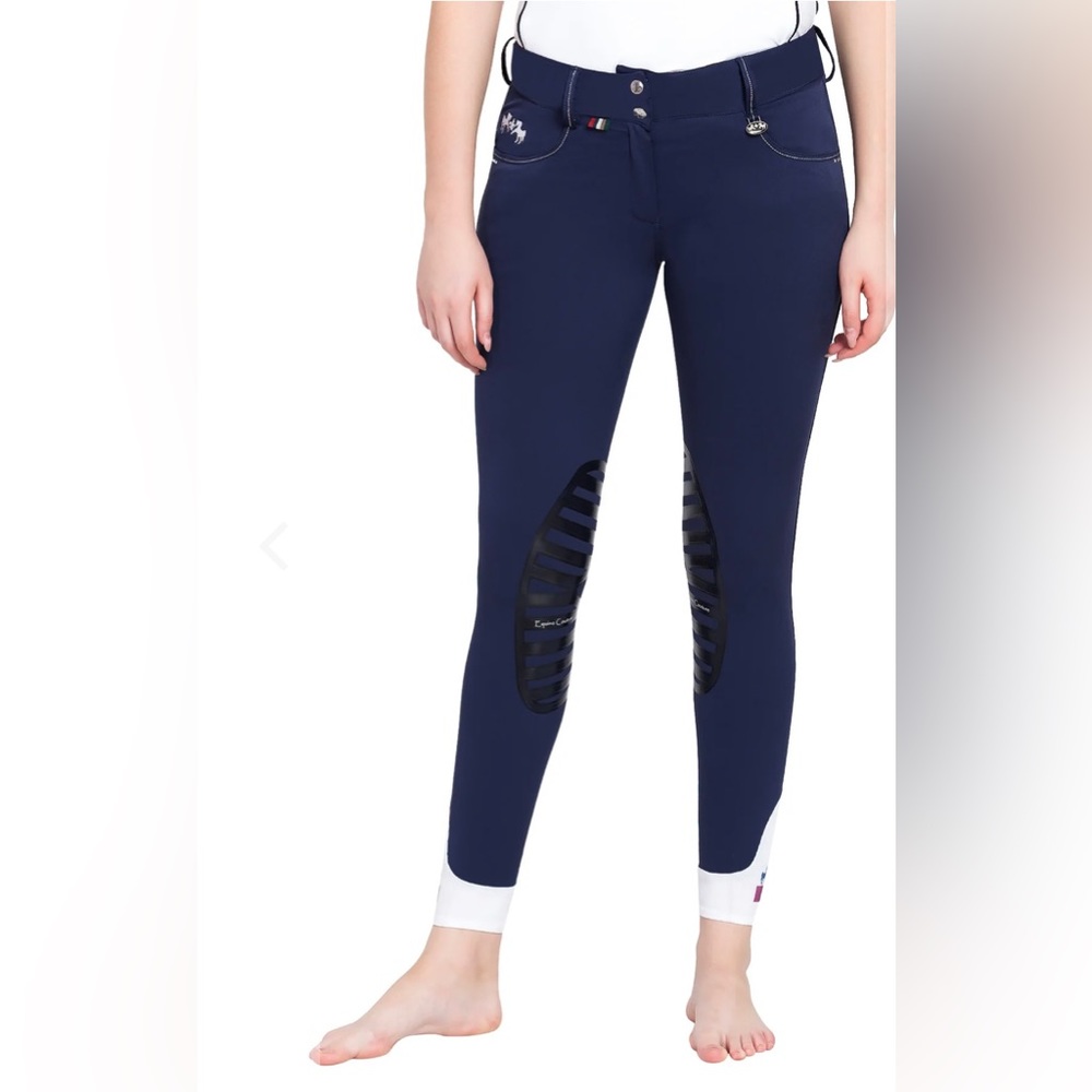 Equine Couture knee patch breeches horse jodhpurs equine horseback riding sync